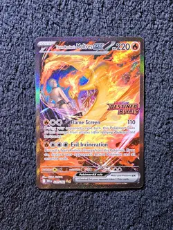 Pokemon TCG Team Rocket’s Moltres ex 229/182 SIR Destined Rivals NM/M Holo - Image 2