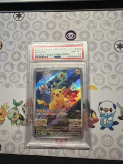 PSA 10 2022 POKEMON JAPANESE SV PROMO #001 PIKACHU SCARLET/VIOLET PRE-ORDER - Image 1