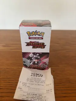 Pokemon TCG Destined Rivals Half Booster Box 18 Packs sealed - Image 3