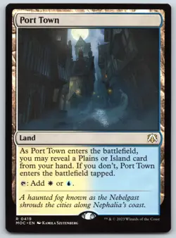 Port Town - Commander: March of the Machine - MTG - Near Mint - Image 1