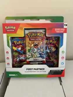 Pokemon TCG First Partner Illustration Collection Series 1 Box - Image 1