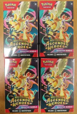 Pokemon TCG Ascended Heroes Booster Bundle (x4) - Brand New - Sealed - Image 1