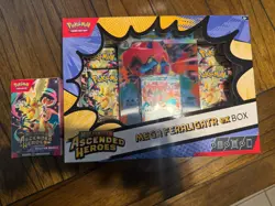 Pokemon Ascended Heroes Mega Feraligatr EX Box and Booster Bundle Sealed - Image 2