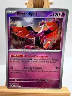 Pokemon Prismatic Evolutions - 045/131 Fezandipiti - Master Ball Reverse - NM/M - Image 1