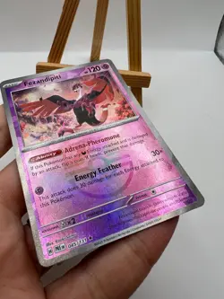 Pokemon Prismatic Evolutions - 045/131 Fezandipiti - Master Ball Reverse - NM/M - Image 3