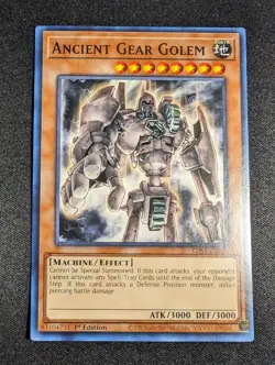 Yu-Gi-Oh! Ancient Gear Golem LDS1-EN080 1st Edition Common NM - Image 1