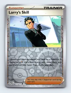 Larry's Skill - 115/131 SV: Prismatic Evolutions Reverse Holo Near Mint Pokemon - Image 1