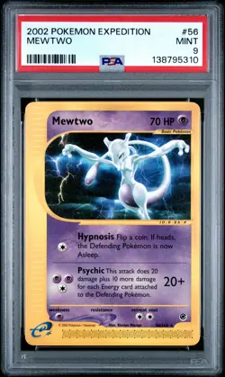Mewtwo - Pokemon Expedition #56 PSA 9.0 - Image 1