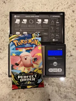 VERY HEAVY!! (22.58g) Pokemon Perfect Order – Factory Sealed Booster Pack! - Image 1