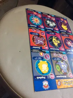 1999 Nintendo Pokemon Uncut Sheet Master Trainer #2 Burger King Promo - Image 5