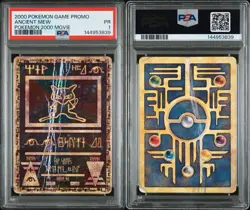 2000 Pokemon Game Promo Pokemon 2000 Movie Ancient Mew PSA 1 PR - Image 3