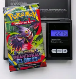 Phantasmal Flames Booster Pack - Heavy 22.75g - Sealed - Pokemon Mega Evolution - Image 1