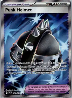 Punk Helmet 121/094 Ultra Rare Phantasmal Flames Pokemon Holo Near Mint - Image 1