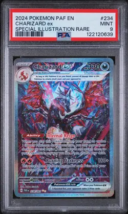 2024 Pokemon Paf EN Charizard EX Special Illustration Rare PSA 9 #234 - Image 1