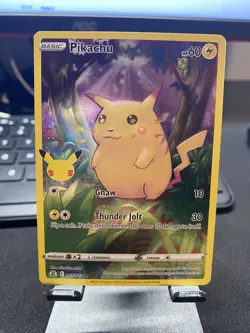 Pokemon Pikachu 005/025 Celebrations 25th Anniversary - Image 1