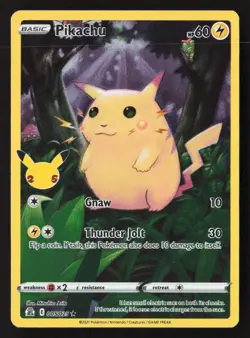 Pikachu Holo Rare Holofoil CLB 005/025 NM Pokemon TCG - Image 1