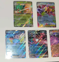 Pokemon PERFECT ORDER Ex Lot - Mega Starmie ex, Decidueye, Yveltal ex, Lapras ex - Image 2