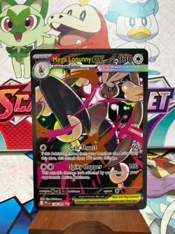 Mega Lopunny ex 128/094 SIR - Phantasmal Flames - Pokemon TCG - SHIPS FAST - Image 1