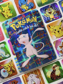Pokemon 151 Vintage Pocket Monsters Vending HOLO Prism Sticker 2000 Nintendo - Image 1