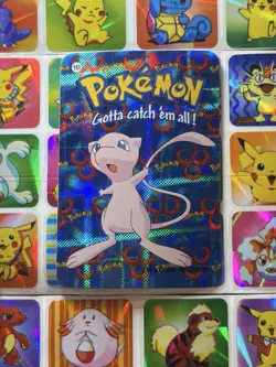 Pokemon 151 Vintage Pocket Monsters Vending HOLO Prism Sticker 2000 Nintendo - Image 3