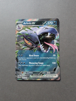 Arbok ex 024/165 Pokemon TCG 151 Double Holo Rare English - Image 1