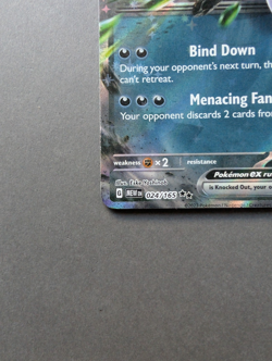 Arbok ex 024/165 Pokemon TCG 151 Double Holo Rare English - Image 5