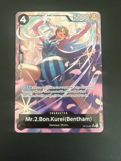 MR.2.BON.KUREI (BENTHAM) - OP14-091 - ALT ART (SR) | NM | ONE PIECE | - Image 1