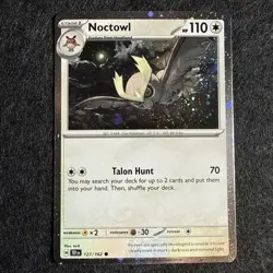 Noctowl 127 Cosmos Holo 127/162 Sv: Scarlet & Violet Promo Cards Holo - Image 1