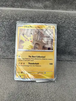Pikachu At The Museum Pokemon Promo Card. New And Sealed. - Image 1