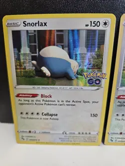 Pokemon Go Snorlax Holo Rare Card 055/078 NM And Reverse Holo - Image 2