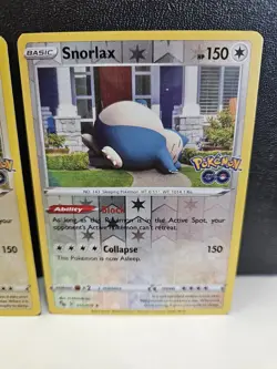 Pokemon Go Snorlax Holo Rare Card 055/078 NM And Reverse Holo - Image 3