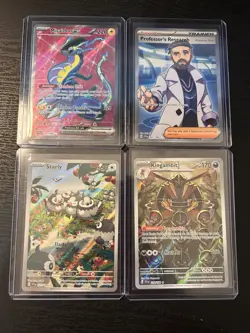 Scarlet And Violet Base Set Card Lot 4 Total - Image 1