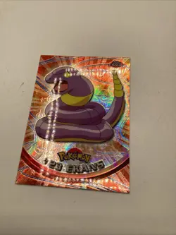 Ekans #23 Chrome Holo Pokemon Topps Chrome Series 1 Card NM front/LP back - Image 1