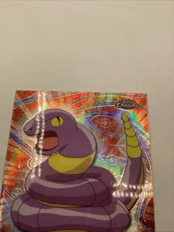 Ekans #23 Chrome Holo Pokemon Topps Chrome Series 1 Card NM front/LP back - Image 2