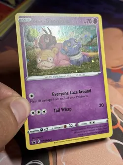 Galarian Slowpoke SWSH126 Black Star Promo Evolving Skies Holo Pokemon Card MP - Image 4