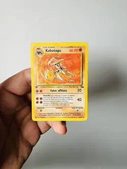 Kabutops 24/62 1st Edition Non Holo Fossil Pokemon Card - Image 1