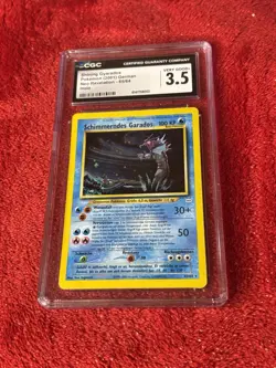 Cgc 3.5 German Shining Gyarados Neo Revelation 2001 Vintage Wotc Pokemon Card - Image 1