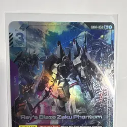 Gundam Rey's Blaze Zaku Phantom Unit Foil Card G004-053 Card Game - Image 3