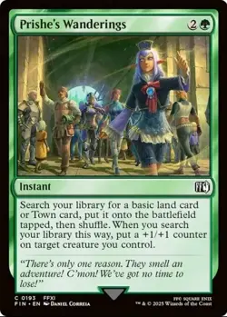 X 1 PRISHE'S WANDERINGS NM-M FIN 193 MTG Magic The Gathering - Image 1