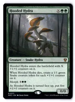 Hooded Hydra NM* Commander: Murders Karlov Manor ENGLISH 0171 mtg -UnltdCards - Image 1