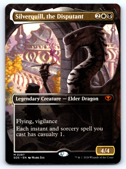 Silverquill, the Disputant Borderless - Secrets of Strixhaven - MTG - Image 1