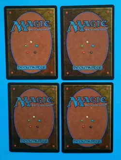 Magic the Gathering MTG Ice Age LAVA BURST X 4 LP/EX C 1995 Nice! - Image 2