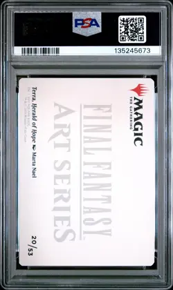 2025 Magic The Gathering Final Fantasy Art Series #20 Terra Herald Of Hope PSA10 - Image 2