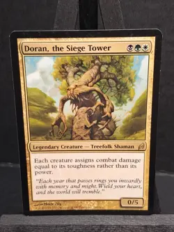 Doran the Siege Tower Lorwyn MTG Magic Rare LP Lightly Played Treefolk Commander - Image 1