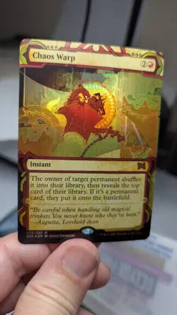 1x Chaos Warp FOIL NM - Strixhaven Mystical Archives Magic MTG EDH x1 - Image 1