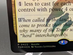 Temur Battlecrier Unique and Miscellaneous Promo Foil - Image 2