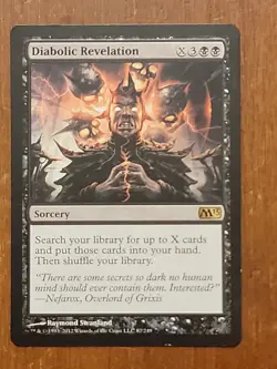 MTG Diabolic Revelation, Magic 2013, Lightly Played, English - Image 1