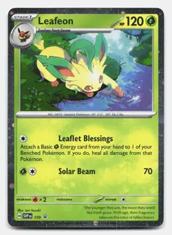 Leafeon (Cosmos Holo) 170 Holo Promo Scarlet & Violet Promo Pokemon Holo NM - Image 1