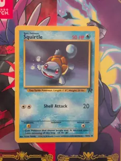Squirtle Team Rocket 68/82 Pokemon Card MP - Image 1