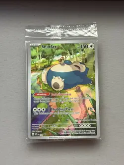 Snorlax SVP 051 SEALED 151 Pokemon Center Stamped Black Star Promo - English - Image 3